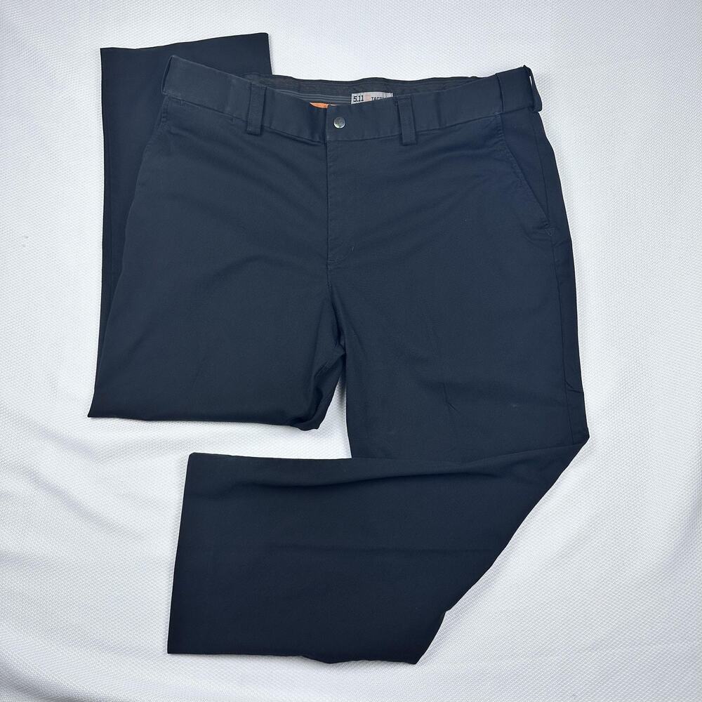 5.11 Tactical Pants Mens 42x30 Black Chino Workwear Casual Pockets Duty